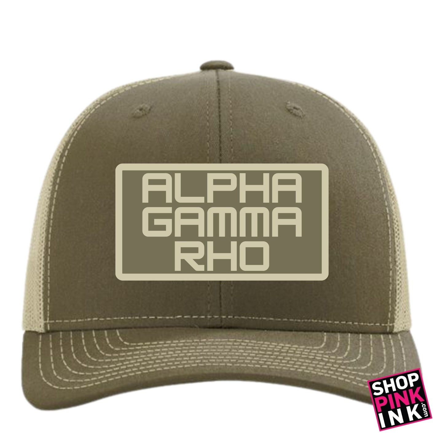 Alpha Gamma Rho - Loden Patch Hat