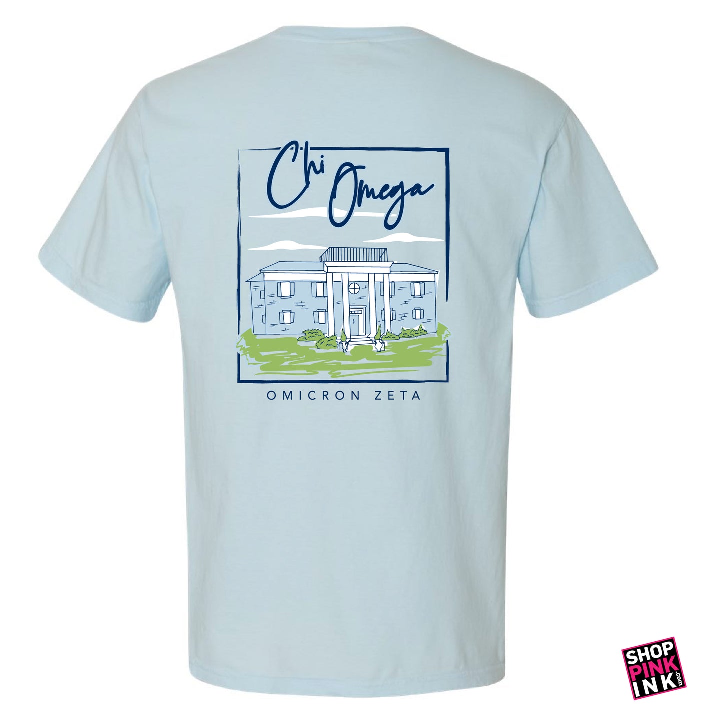 Chi Omega - Blue Sorority House - PI 22752