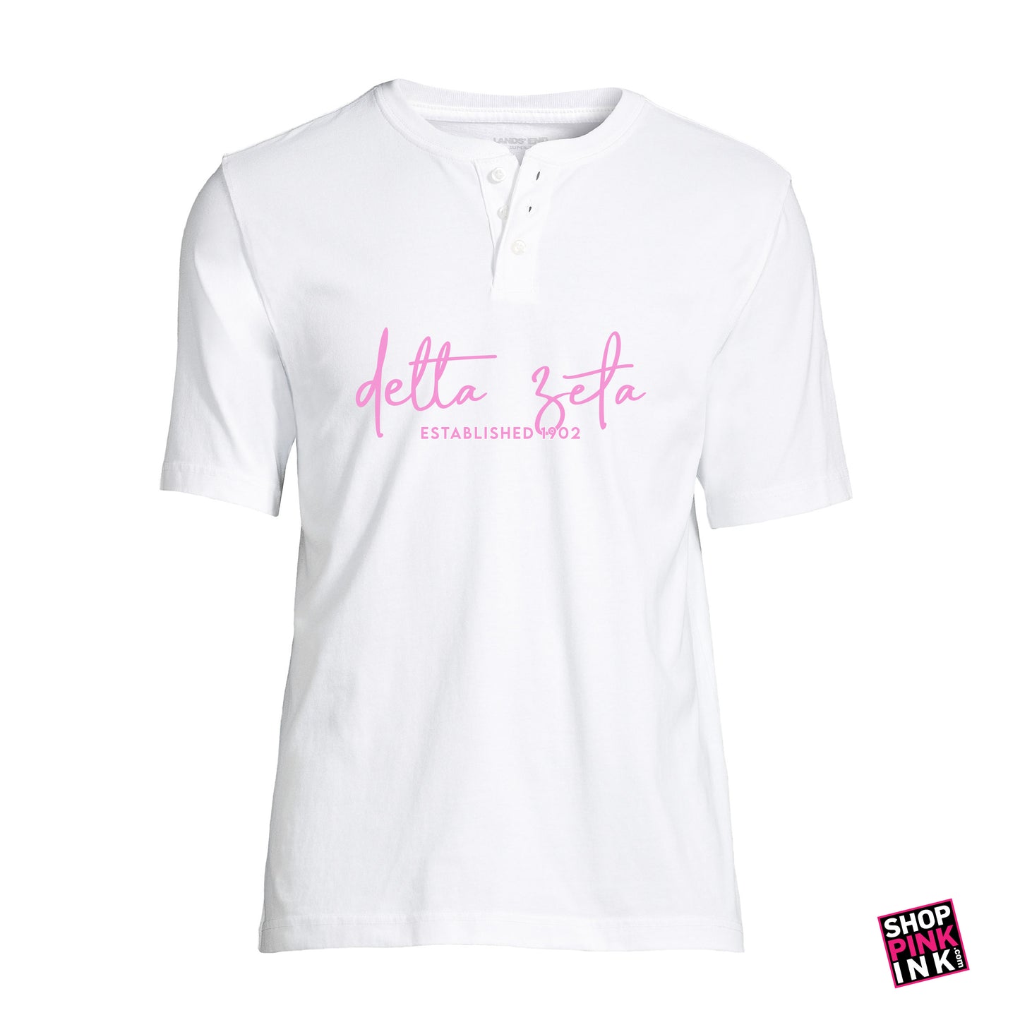 Delta Zeta - Script Henley