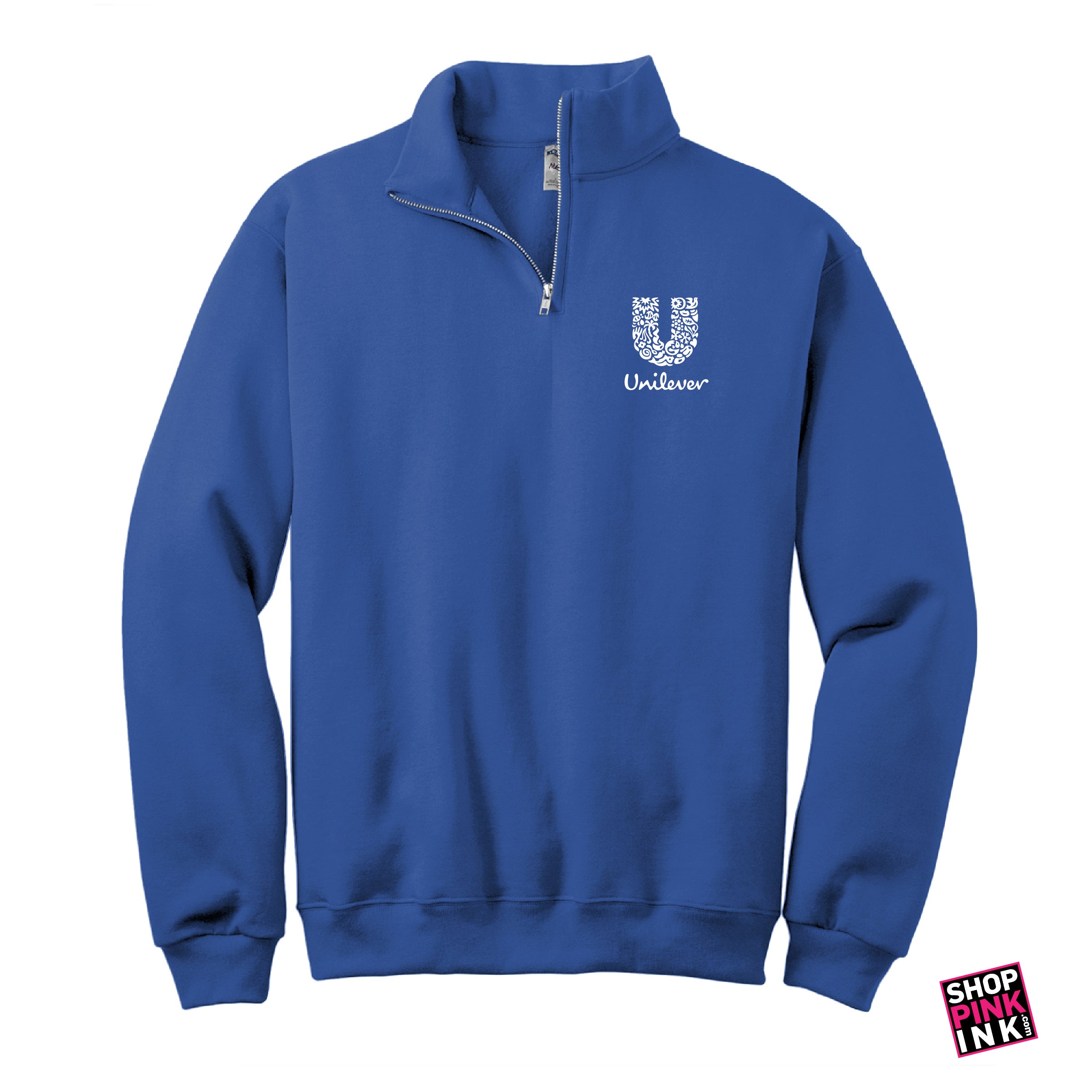 JERZEES NuBlend 1/4-Zip Cadet Collar Sweatshirt - Navy, 3X-Large