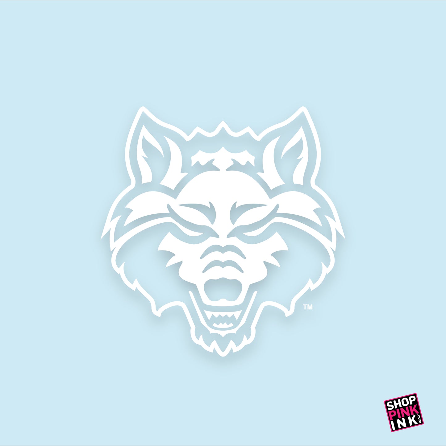 Car Decal - Red Wolf