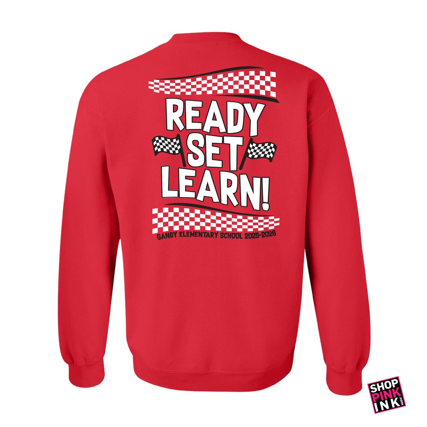 Gandy Elementary - Ready. Set. Learn. - Crewneck - 25697