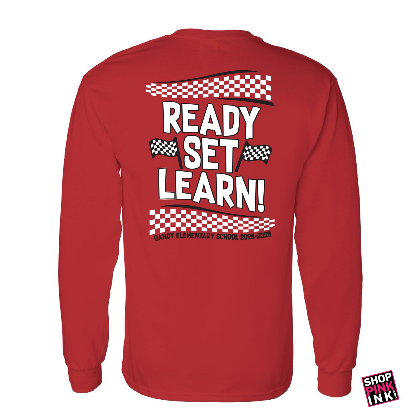 Gandy Elementary - Ready. Set. Learn. - Long Sleeve - 25697