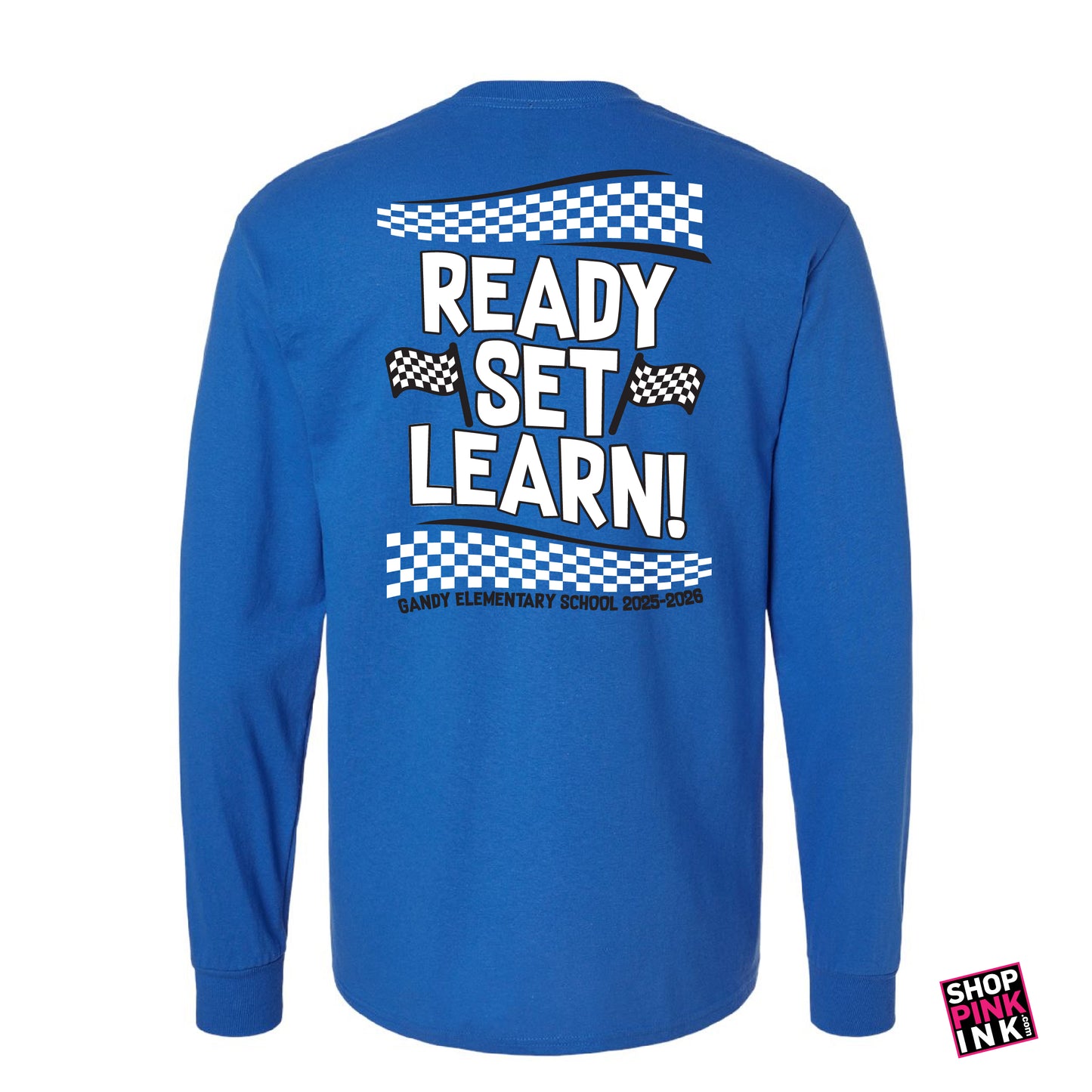 Gandy Elementary - Ready. Set. Learn. - Long Sleeve - 25697