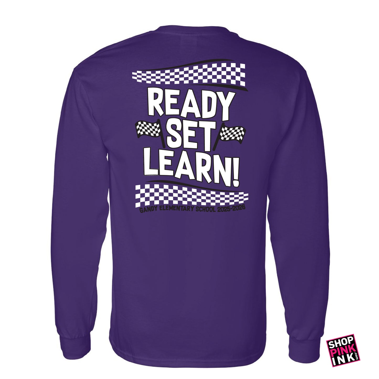 Gandy Elementary - Ready. Set. Learn. - Long Sleeve - 25697