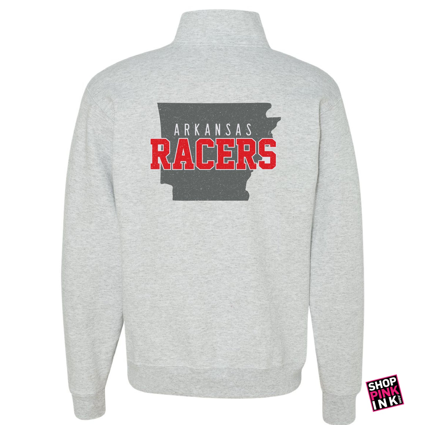 Arkansas Racers - Solid - Quarter Zip Sweatshirt - 25978