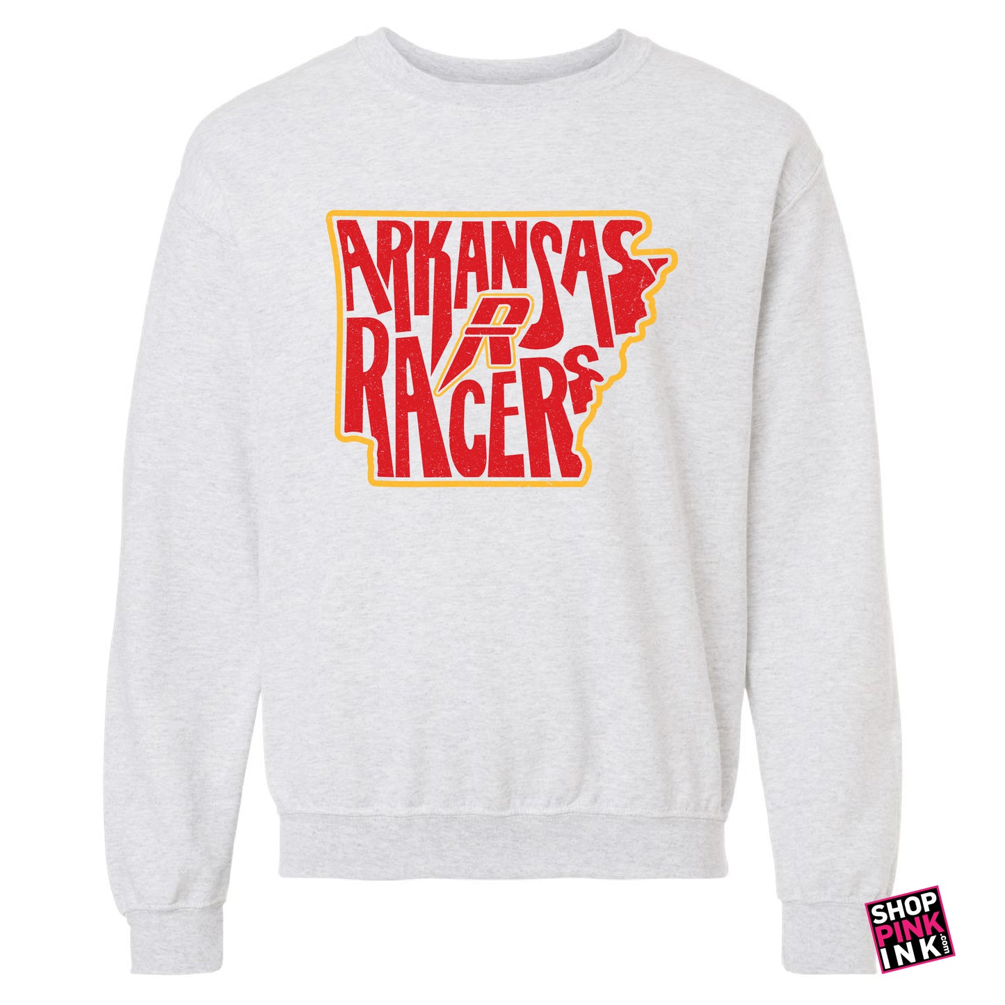 Arkansas Racers - AR Outline - Crewneck - 26025