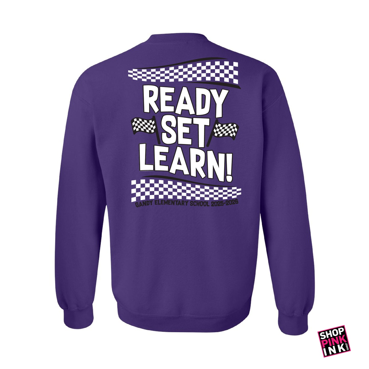 Gandy Elementary - Ready. Set. Learn. - Crewneck - 25697