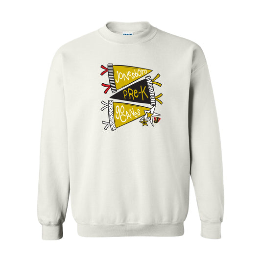 Jonesboro PreK - Pennant Flag - Crewneck - 26137