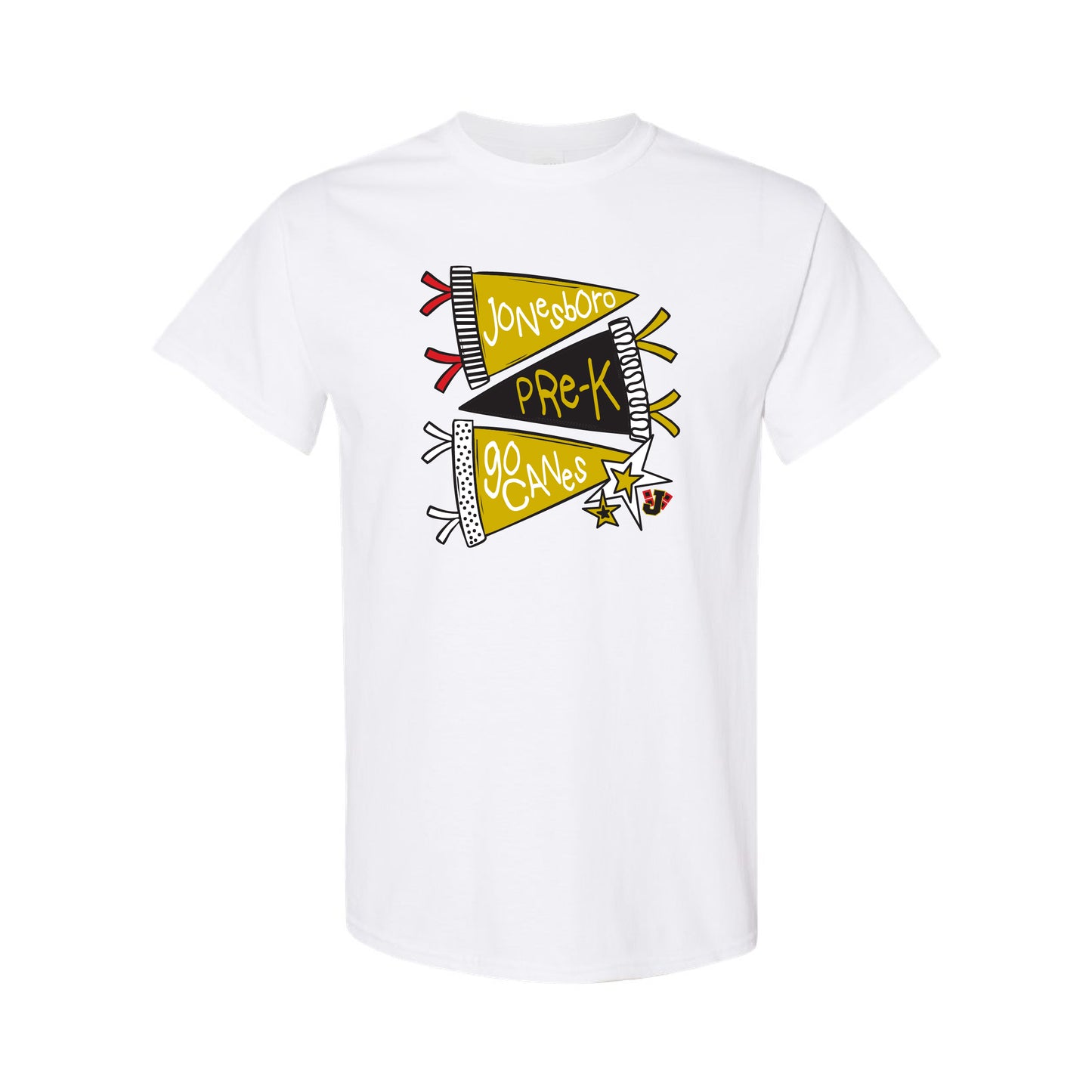 Jonesboro PreK - Pennant Flag - Short Sleeve - 26137