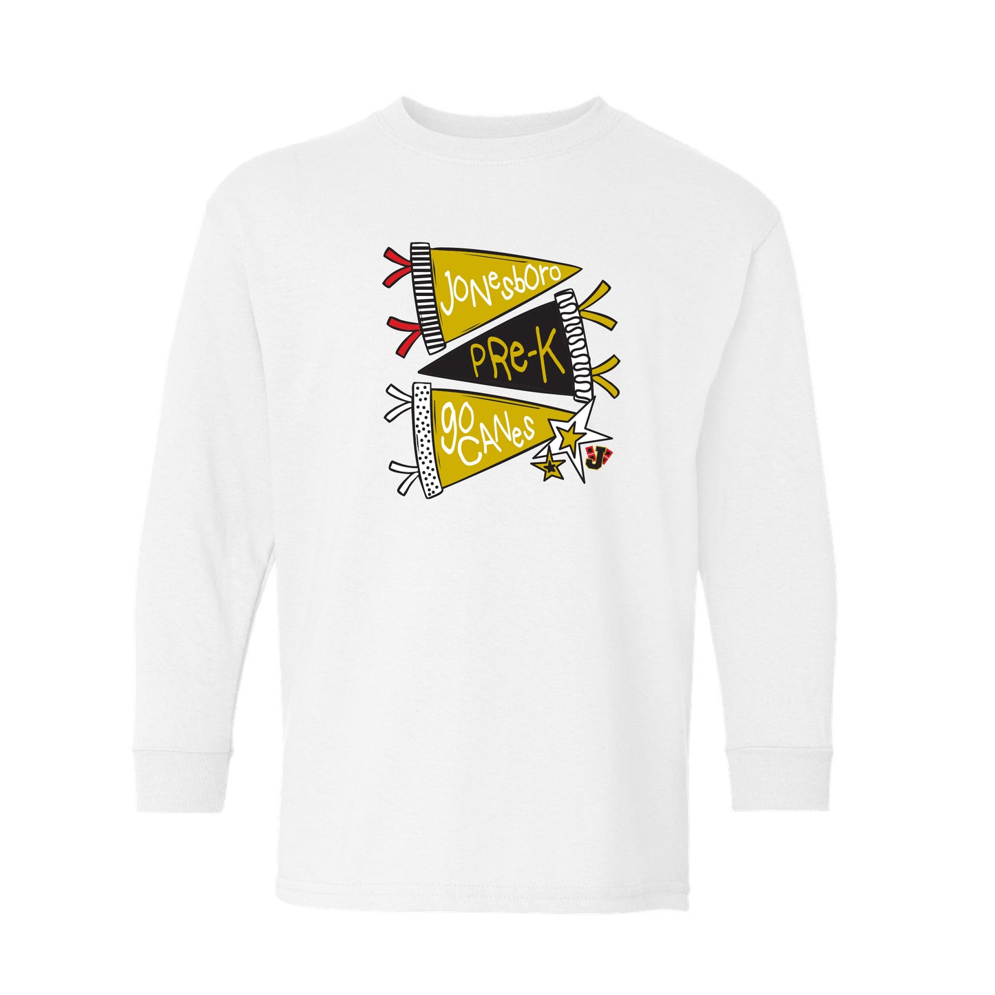 Jonesboro PreK - Pennant Flag - Long Sleeve - 26137
