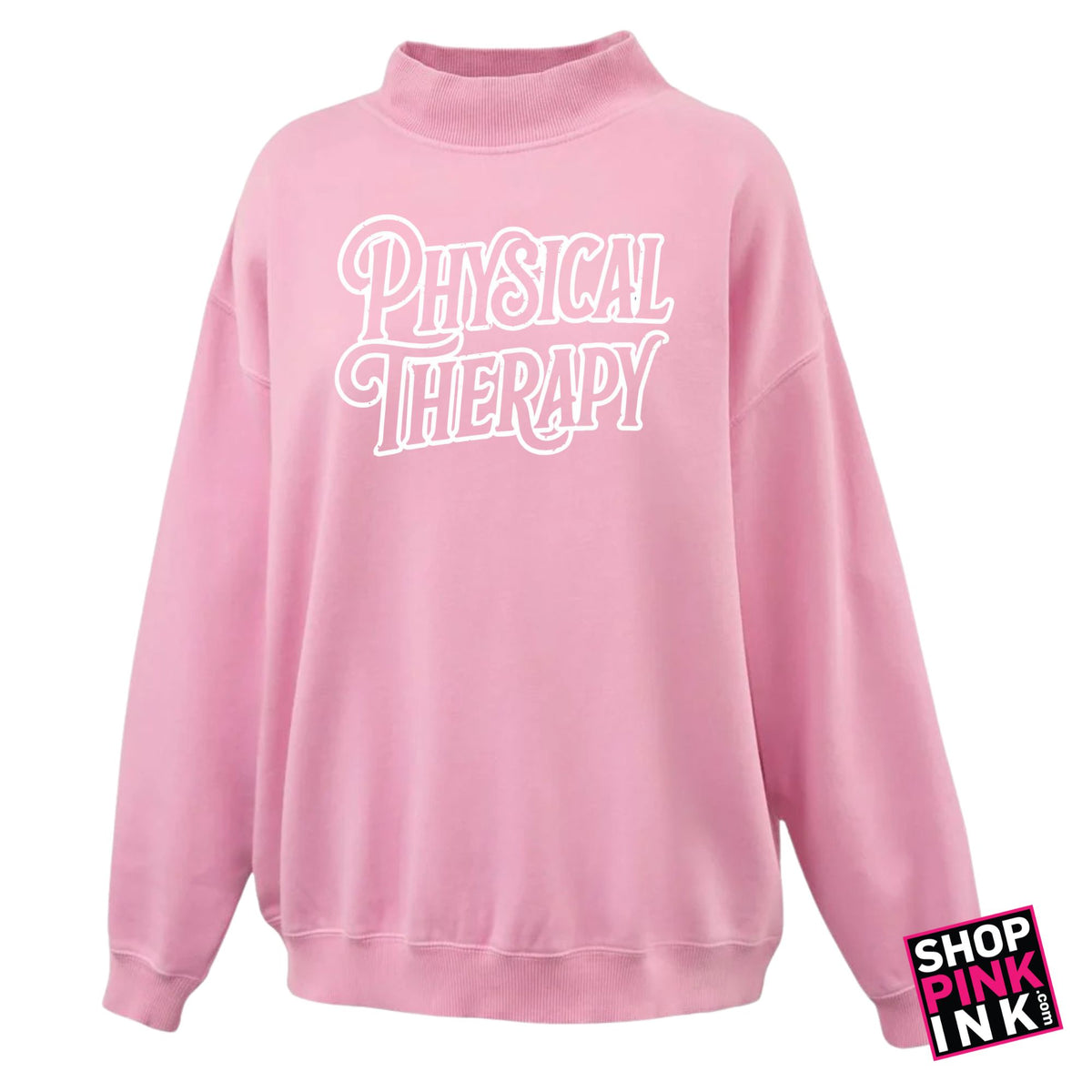 ASTATE - Physical Therapy - Fancy Script - Mockneck - 27138