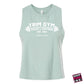 Trim Gym Strength & Conditioning - Logo Revamp - Racerback Crop Tank - 25020