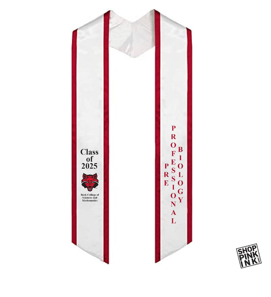 ASTATE - Pre-Professional Biology - Graduation Stole