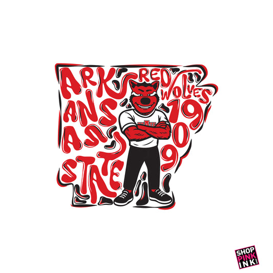 ASTATE Wolves and Waves Sticker 25687