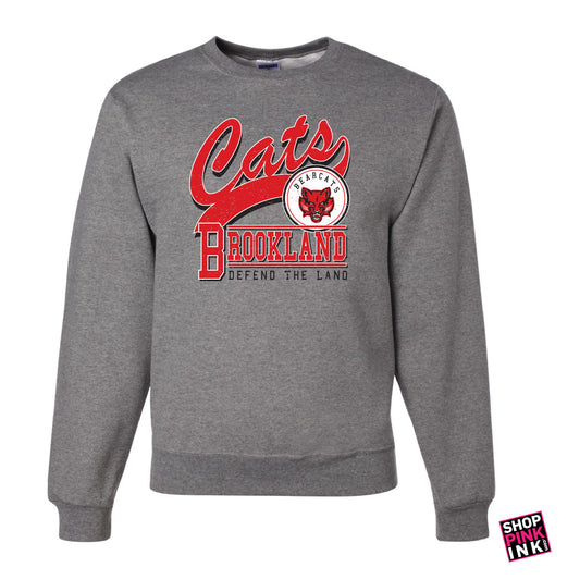 Brookland Middle School - Vintage Cats - Crewneck - 25811