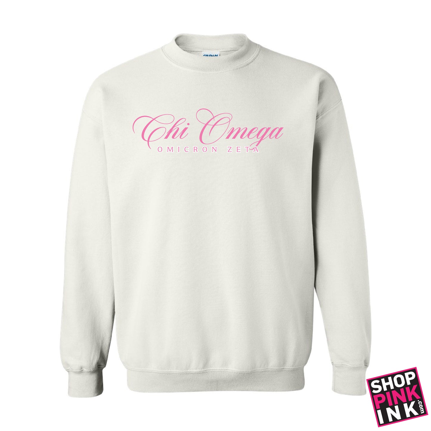 Chi Omega - Pink Script - 26167