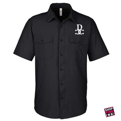 Drover Cowboy Church - Logo - Embroidered Marina Shirt - 24241