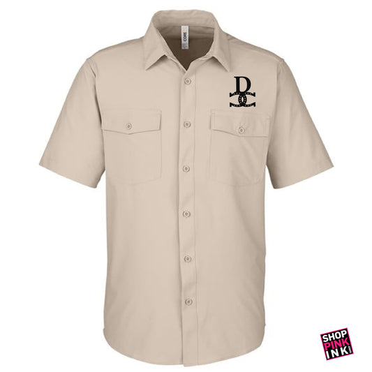 Drover Cowboy Church - Logo - Embroidered Marina Shirt - 24241