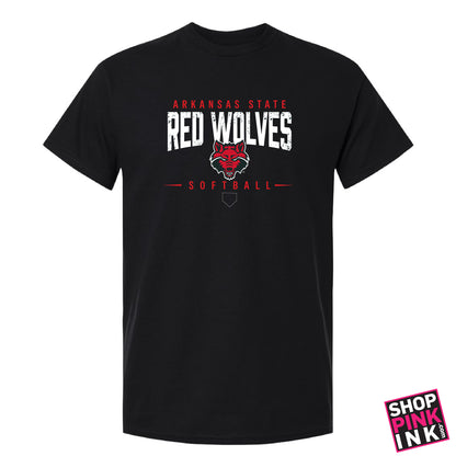 ASTATE - Red Wolves Softball - Short Sleeve - 26873