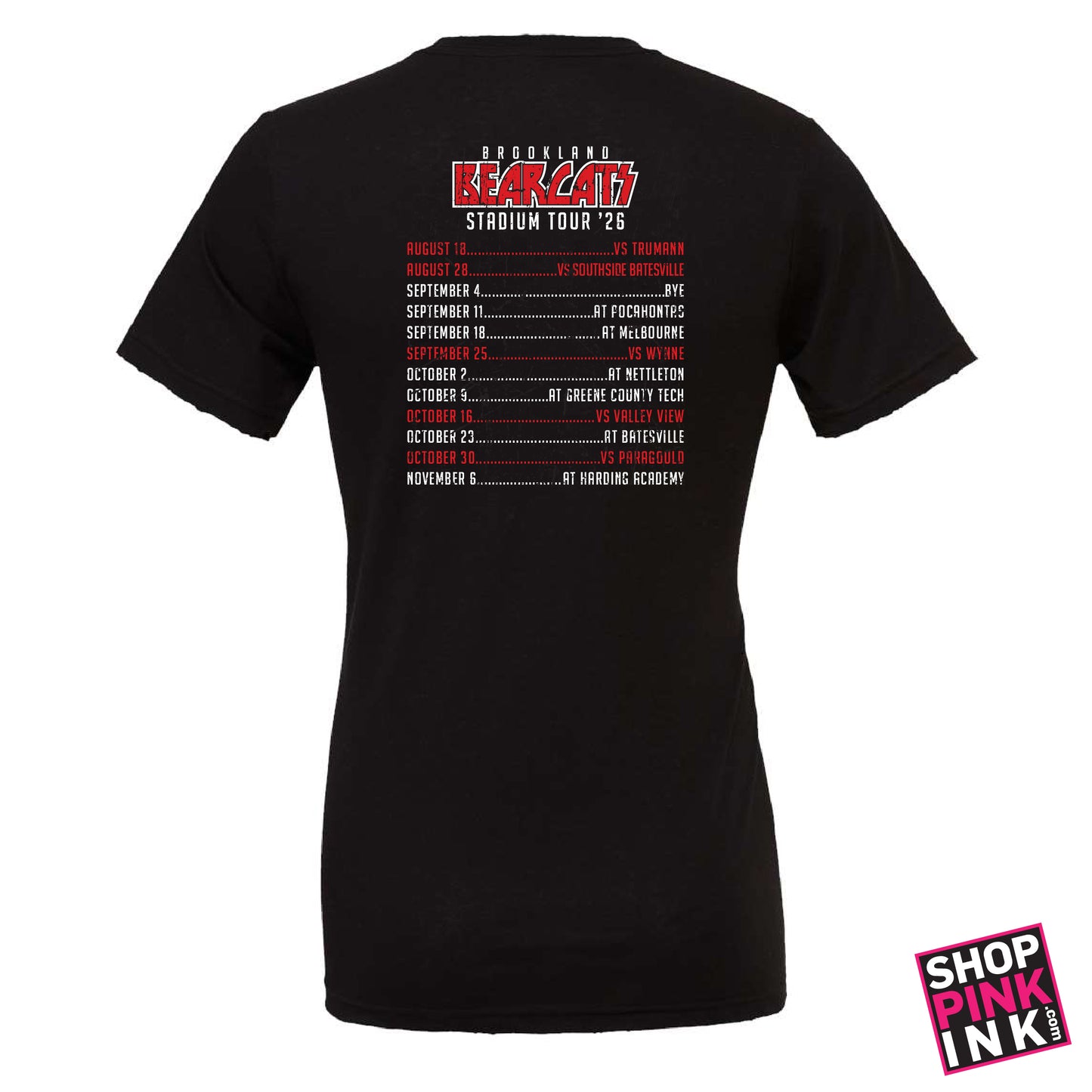 Brookland School - Football Concert Tee -  26973