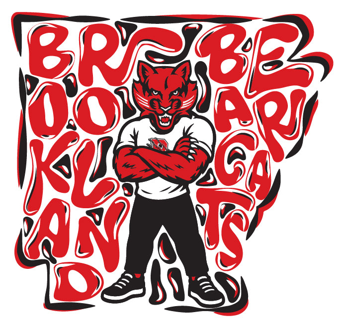 Brookland School - Arkansas Mascot Sticker