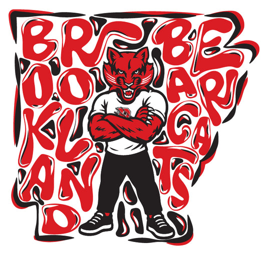 Brookland School - Arkansas Mascot Sticker