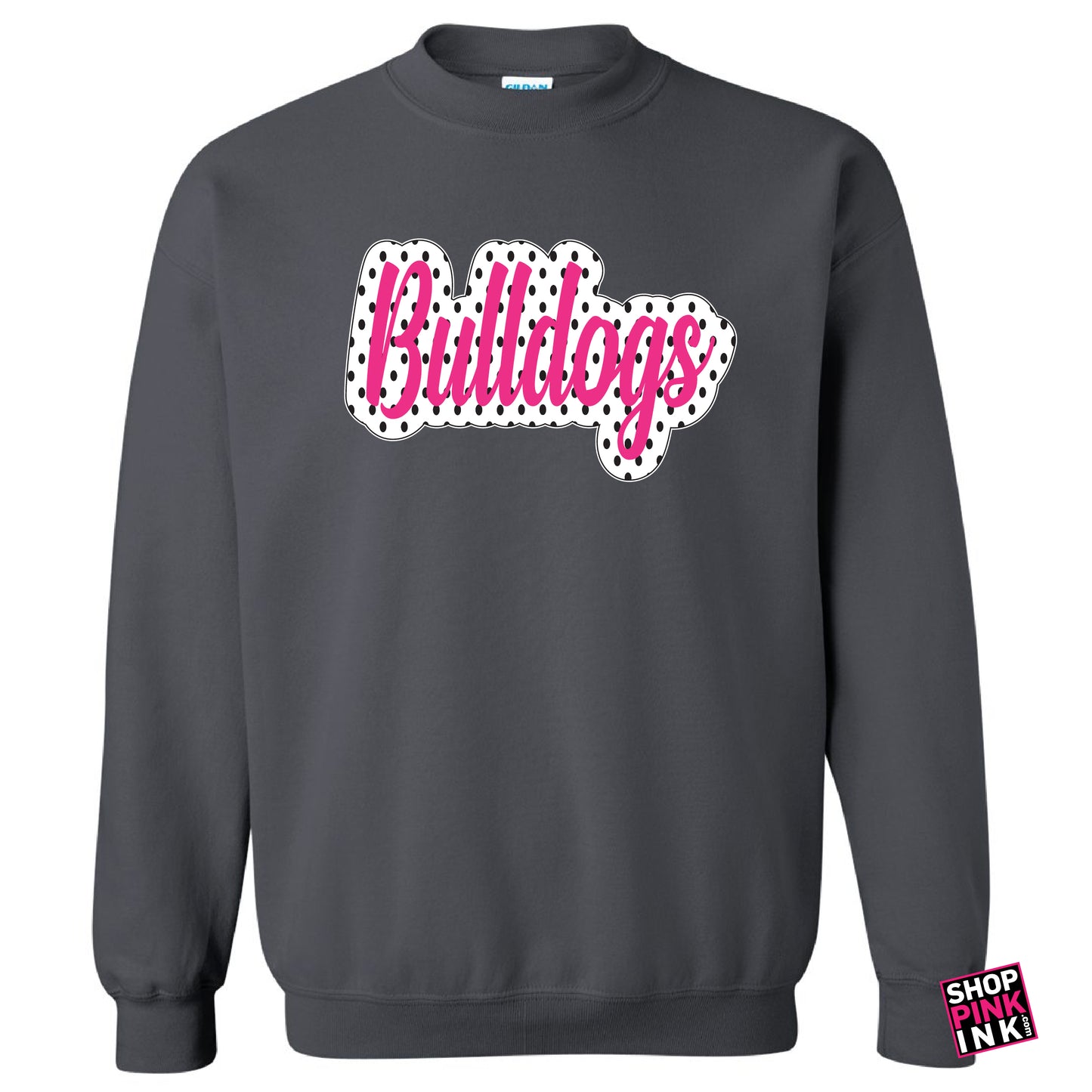 Gandy PTO - Bulldog Script - Crewneck - 27039