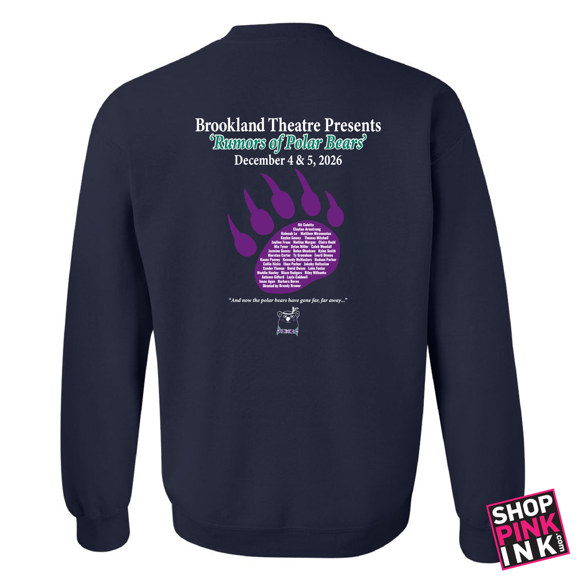 Brookland Drama - Rumor of Polar Bears - Crewneck - 27189