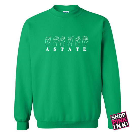 ASTATE NSSLHA - Sign Language - Crewneck - 27256