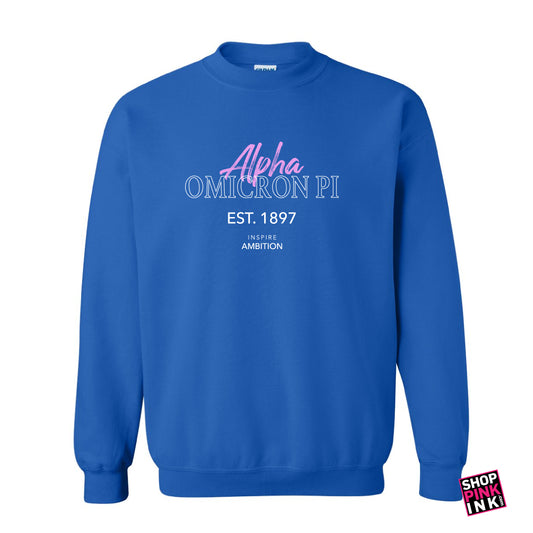 Alpha Omicron Pi - Lilac Script - PI 23477