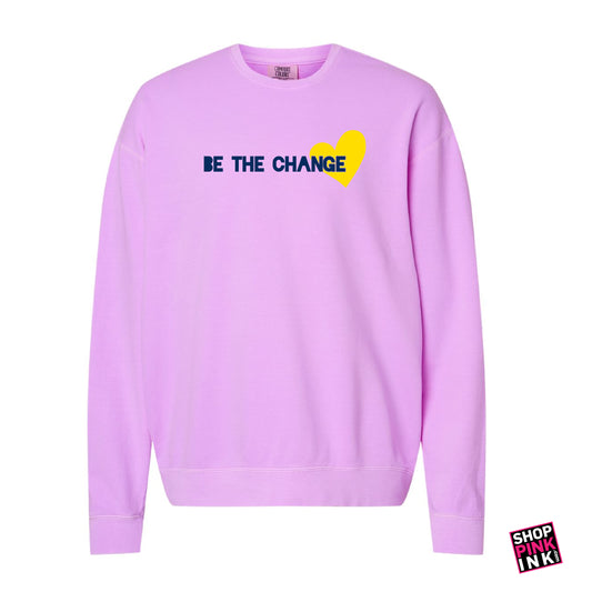 Epsilon Sigma Alpha - Be the Change - Lightweight Crewneck - 23501 R2