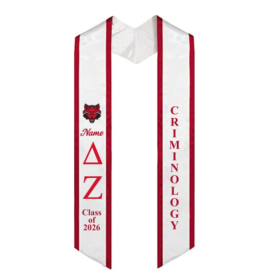 ASTATE - Criminology/Delta Zeta - Graduation Stole