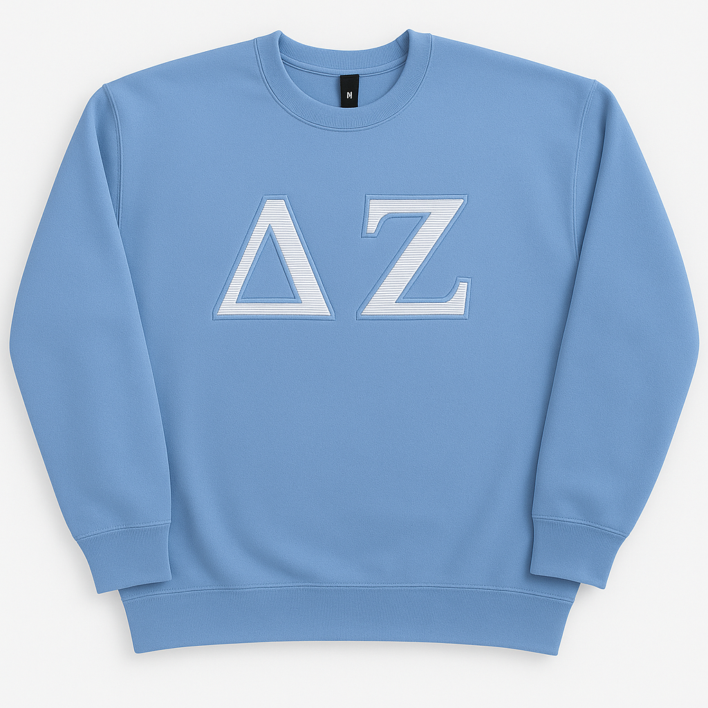 Delta Zeta - Carolina Subtle Stitch Crew