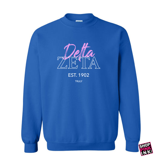 Delta Zeta - Lilac Script - PI 23477