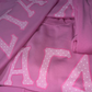 Delta Zeta - Pink Dotty Mockneck - 26799