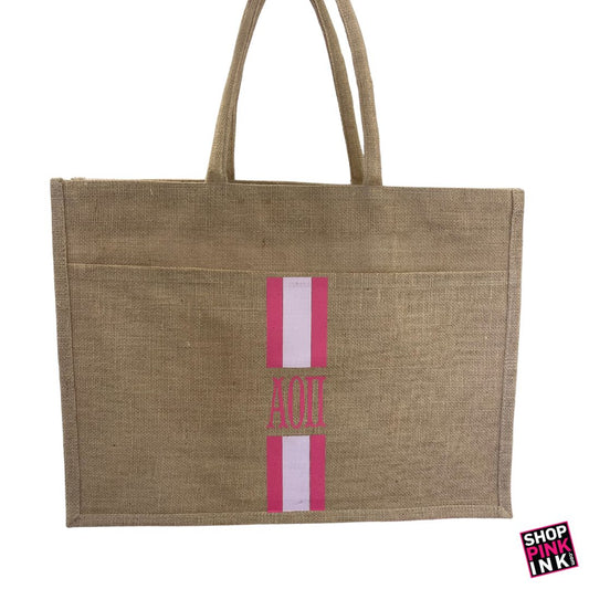 Alpha Omicron Pi - Letters & Lifestyle Tote - 25617