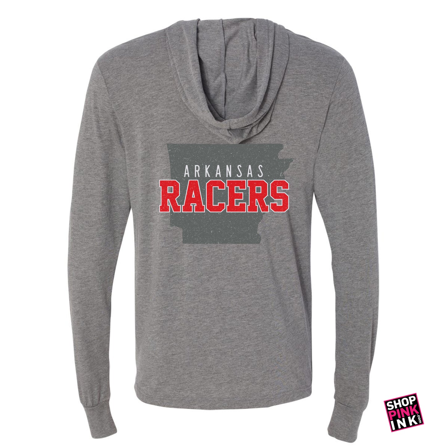 Arkansas Racers - Solid - Hooded Long Sleeve - 25978