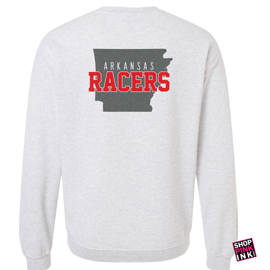 Arkansas Racers - Solid - Crewneck - 25978