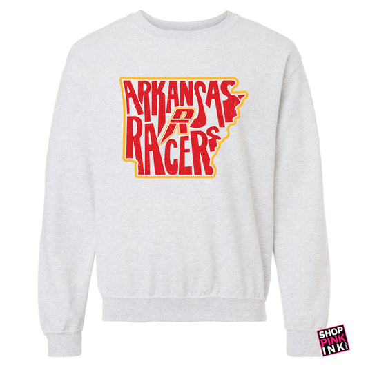Arkansas Racers - AR Outline - Crewneck - 26025