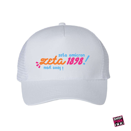 Zeta Tau Alpha - Script Pop Hat - PI 23530