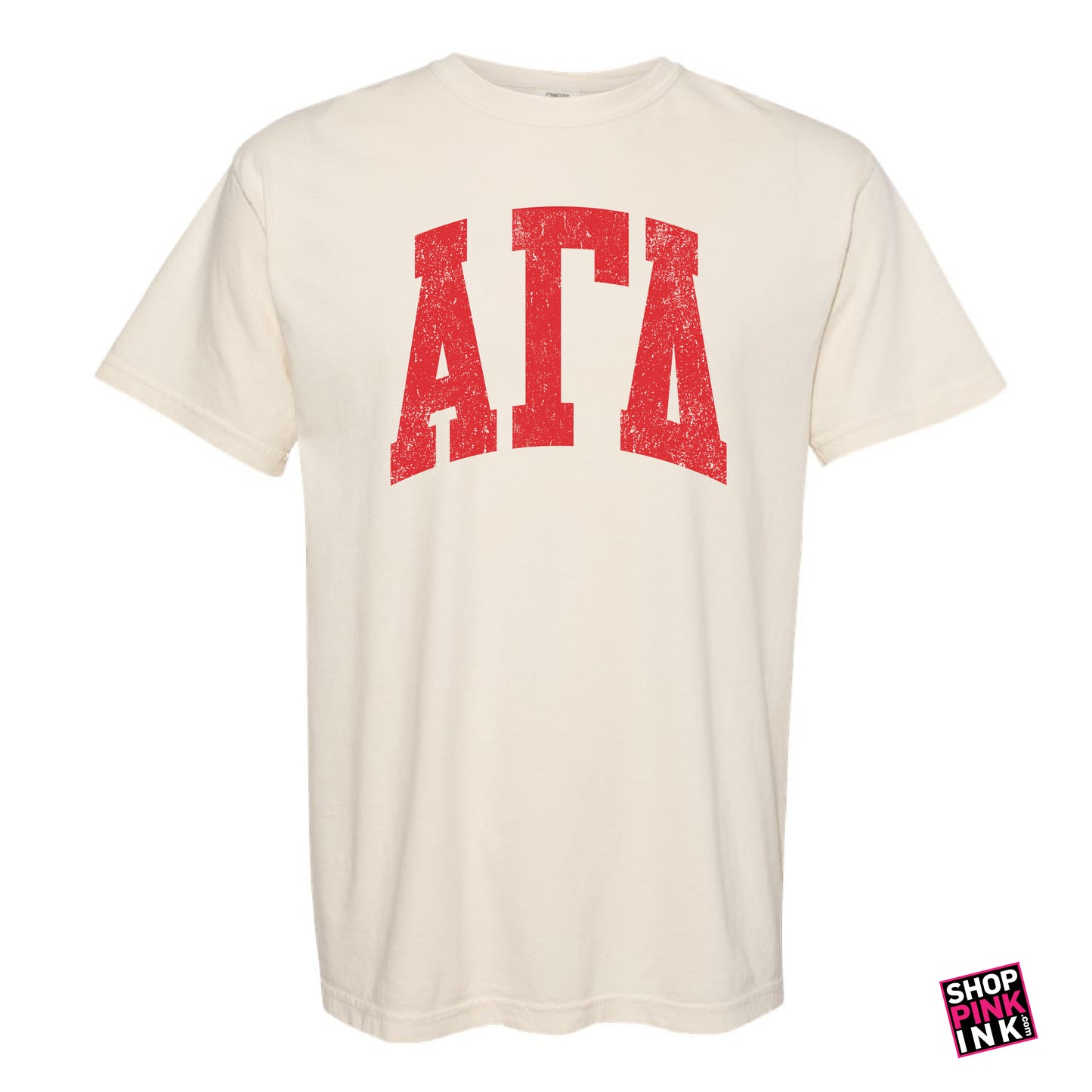 Alpha Gamma Delta - Distressed Letters - PI 24301