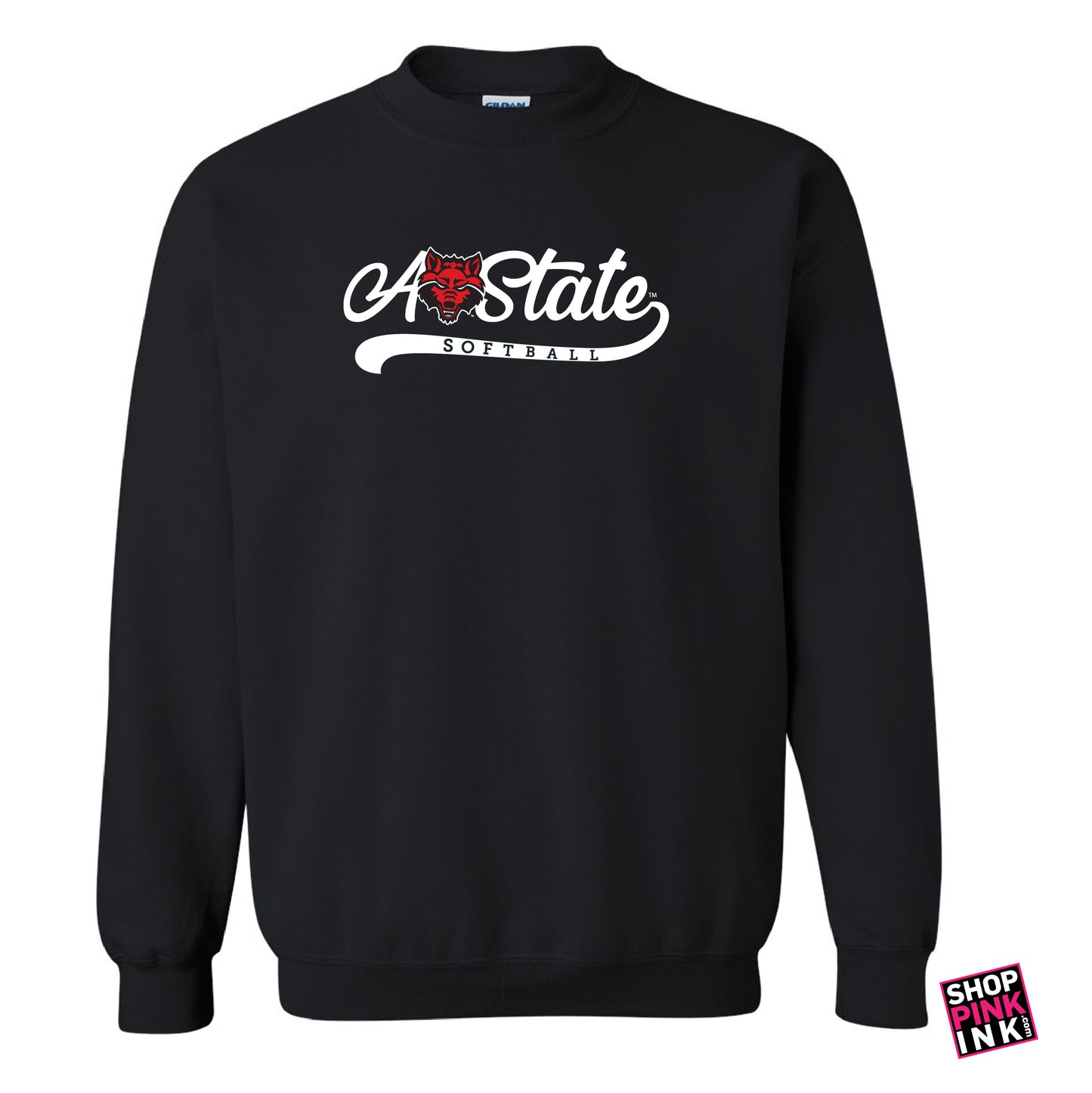 ASTATE - Softball - Script - Crewneck - 24382