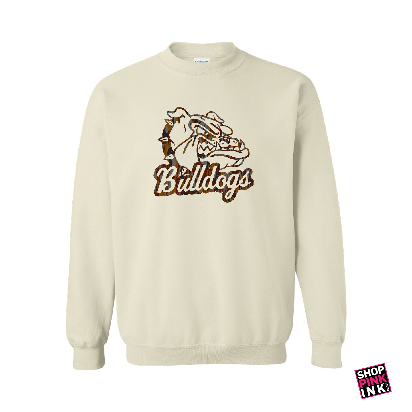 Gandy PTO - Camo Bulldog - Crewneck- 25788R2
