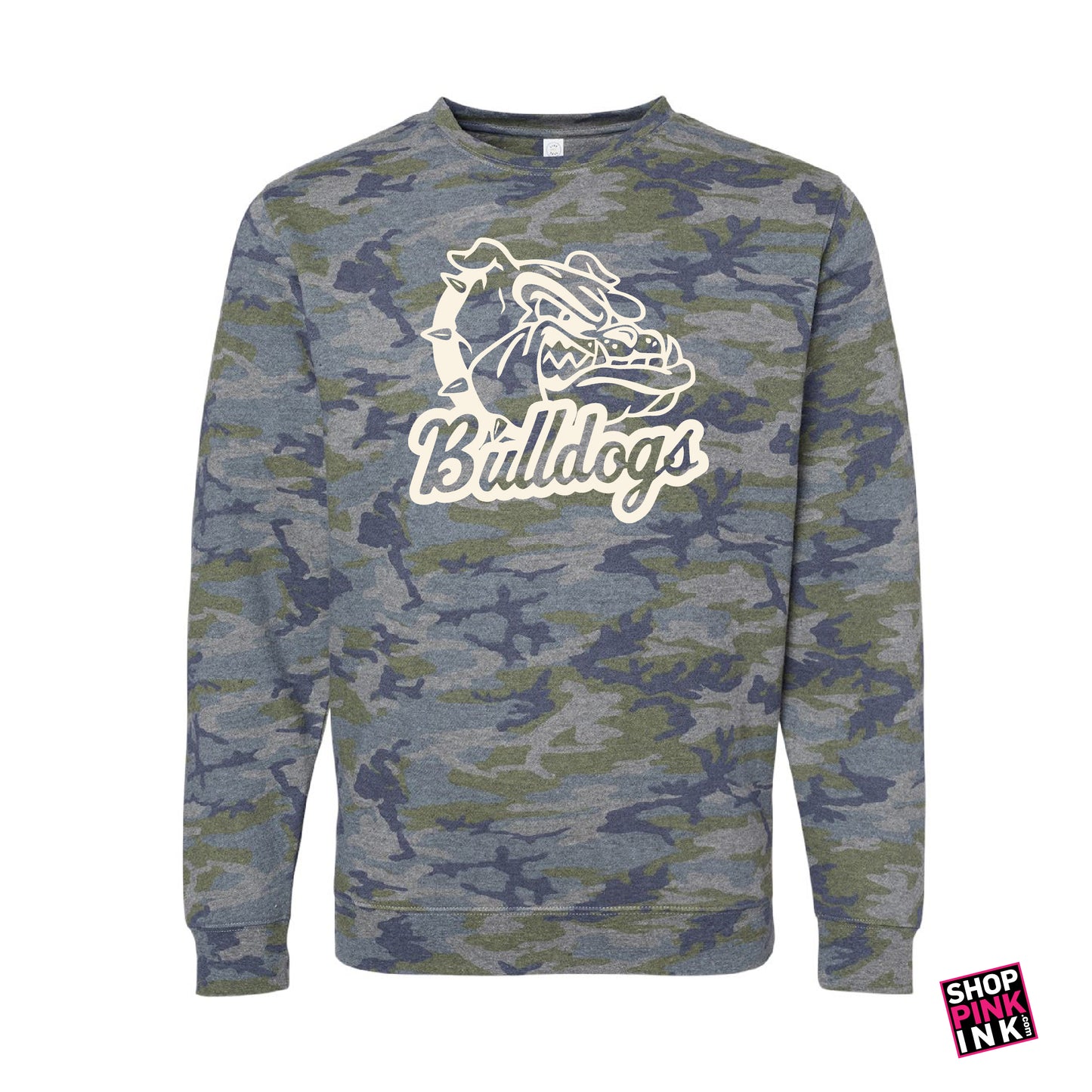 Gandy PTO - Camo Bulldog - Crewneck- 25788R2