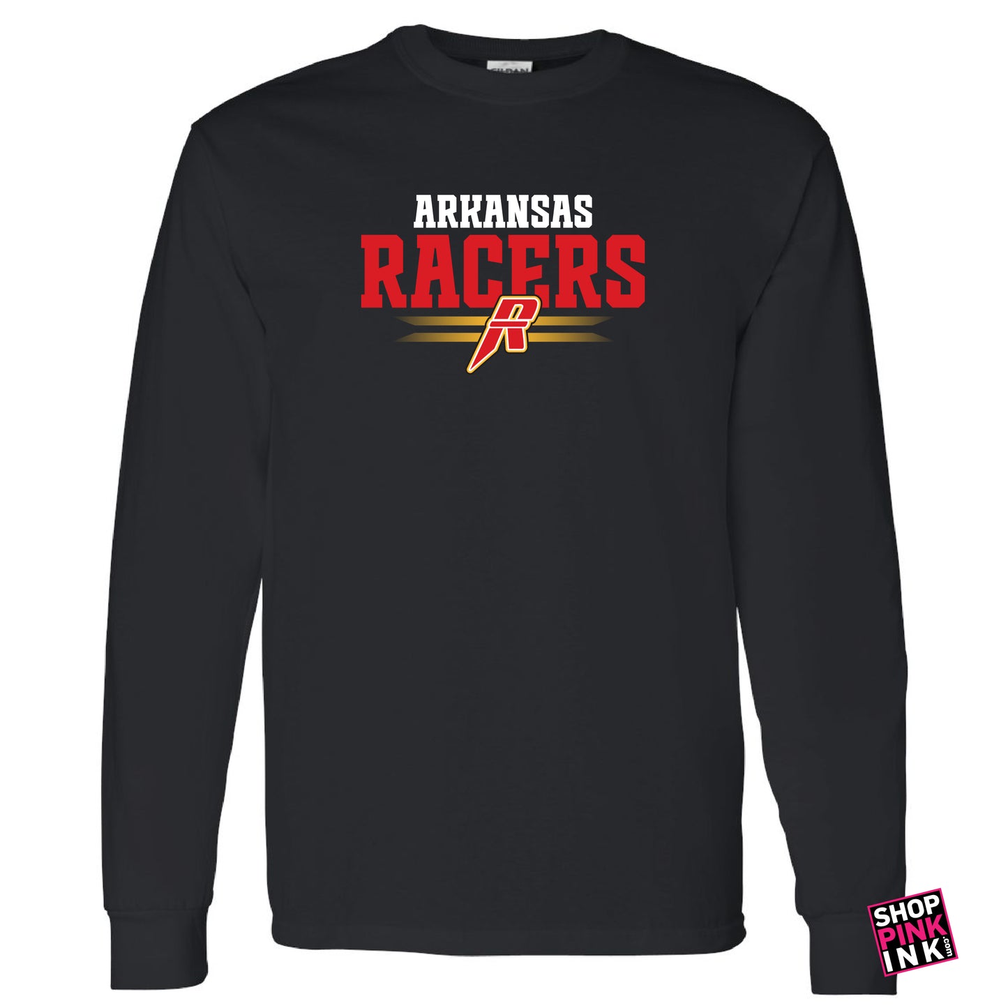 Arkansas Racers - Logo - Long Sleeve - 25976