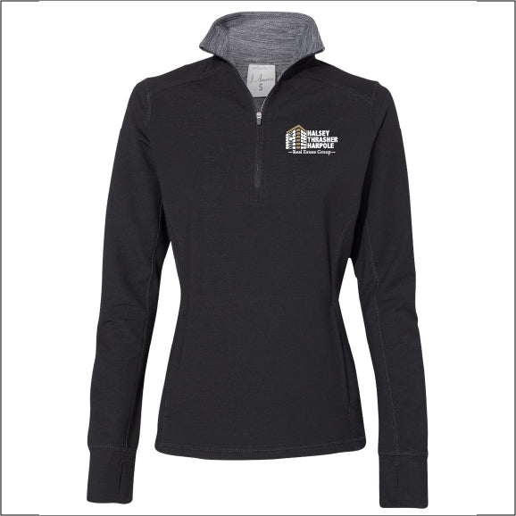 Halsey Thrasher Harpole - Ladies Terry Quarter Zip - E 18247