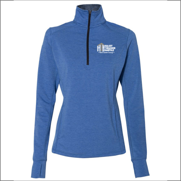 Halsey Thrasher Harpole - Ladies Terry Quarter Zip - E 18247
