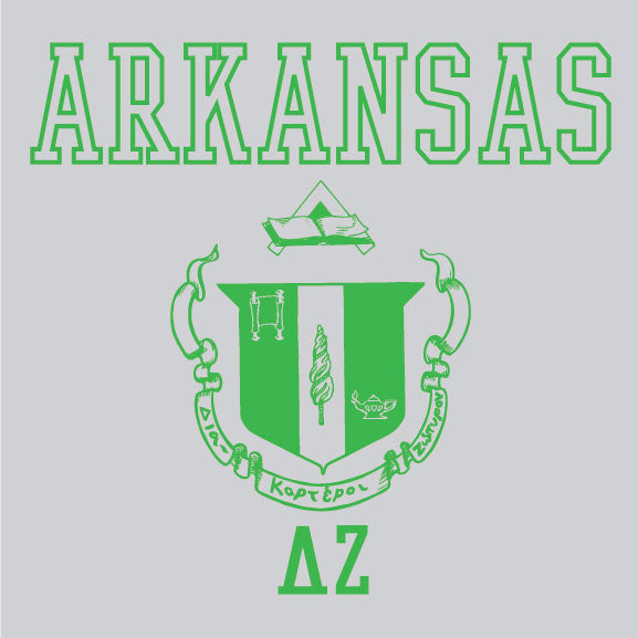 Delta Zeta - Arkansas Crest Sweatshirt - PI 1095