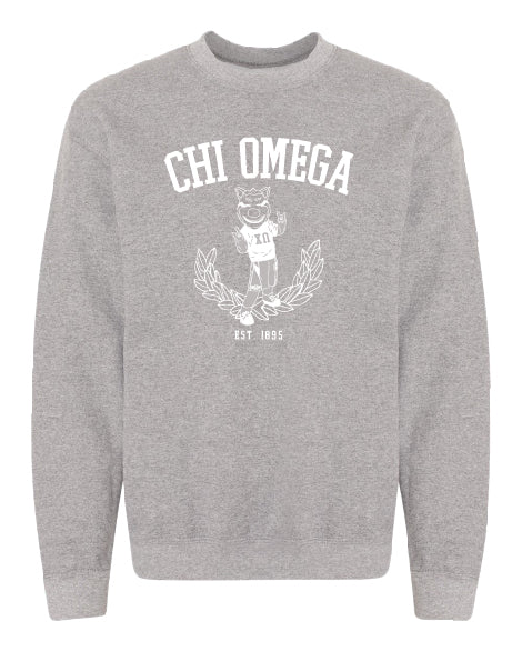 Chi Omega - Old School Mascot - PI 1114